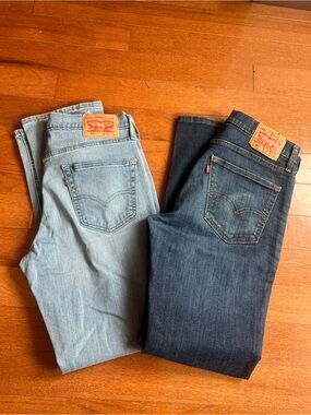 Men’s Levi's 541 Jeans bundle – Light Blue & Dark Blue Denim